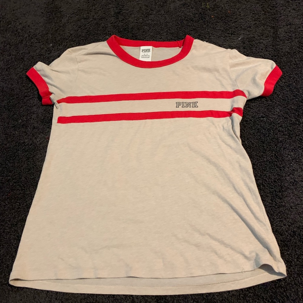 Victoria Secret Pink t-shirt red and nude